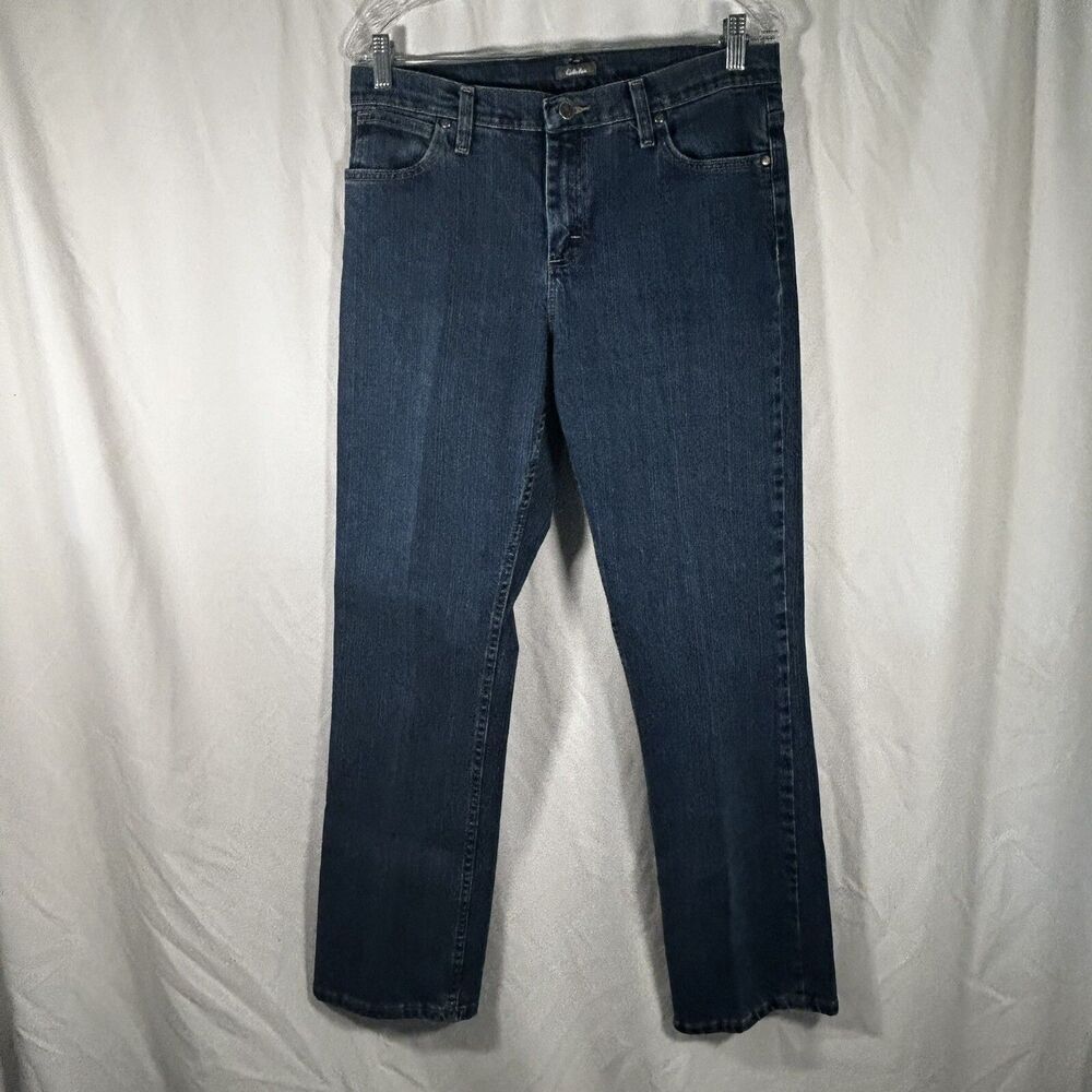 Cabela's Jeans Women's 10 Regular Medium Wash Blue Denim Cotton Blend Pants